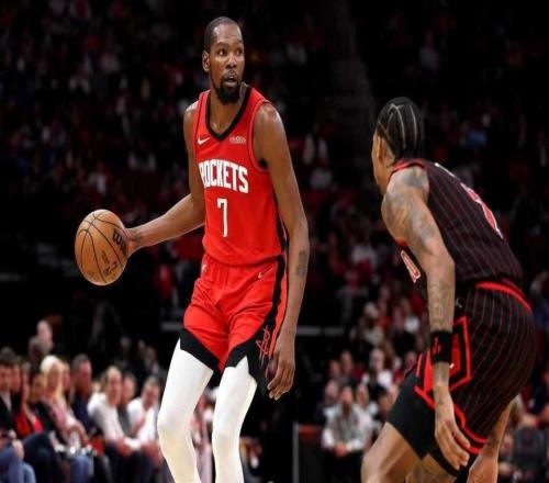 杜兰特28+10火箭险胜公牛结束3连败申京23+7+11阿门23分