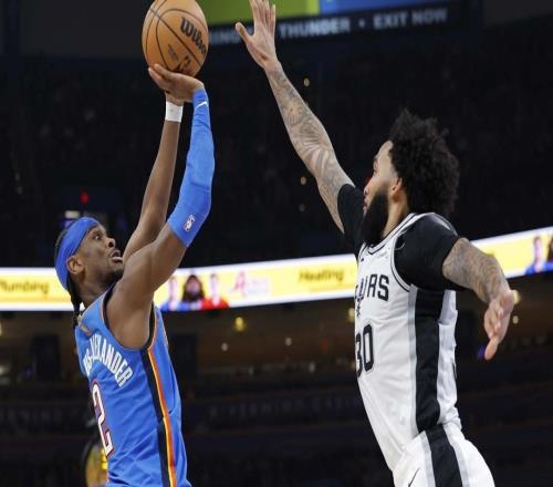 雷霆队亚历山大揭秘击败马刺的秘诀，此前雷霆连续3场马刺队