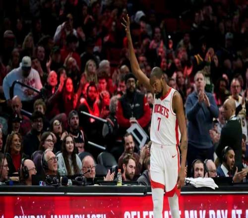 杜兰特狂砍39分克星本色尽显火箭险胜森林狼延续希望