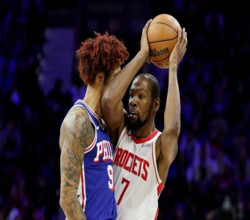 杜兰特36分8失误，火箭不敌76人！恩比德轰三双，火箭尽快找控卫