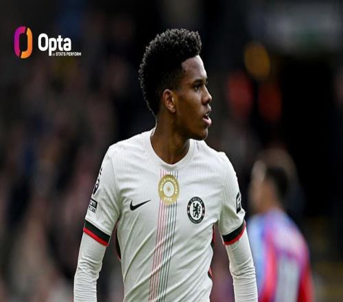 18岁276天，埃斯特旺是英超传射建功第二年轻的切尔西球员