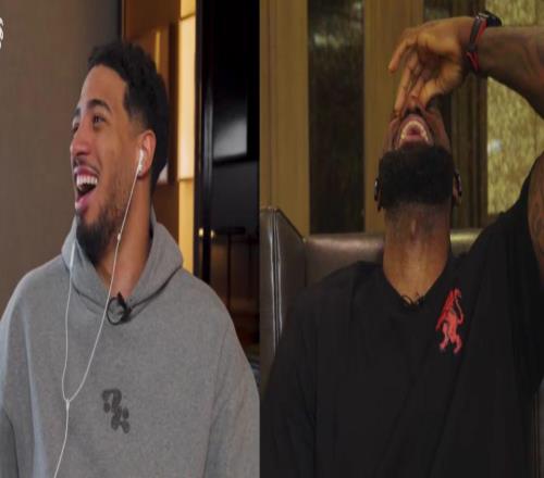 说的人是我！哈利透露奥运坐冷板凳真实想法老詹被逗得仰天大笑