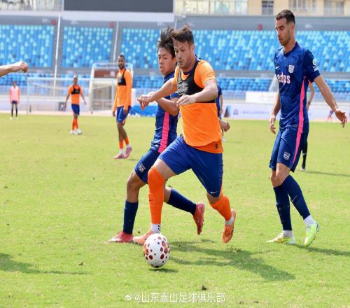 4外领衔！泽卡双响，泰山热身31杰志，这11人首发，海牛旧将登场