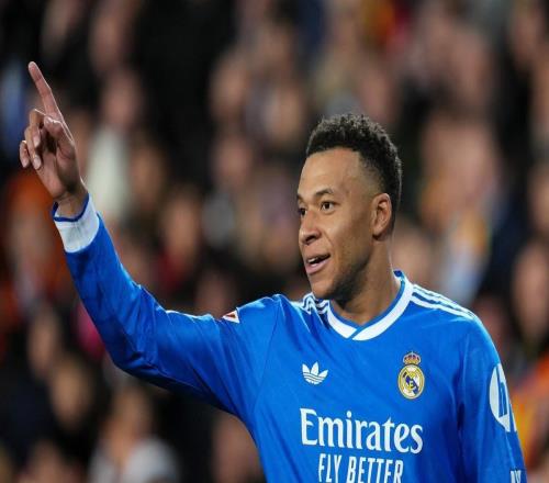 姆巴佩连续6场西甲破门，为目前五大联赛最长连续进球纪录