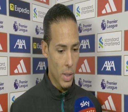 范戴克：下半场我们踢得要好很多被判点球只能怪我们自己