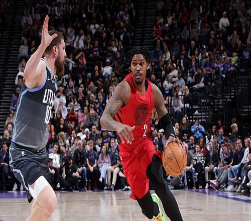 开拓者大胜爵士16分，结果替补后场新秀的正负值竟然是14