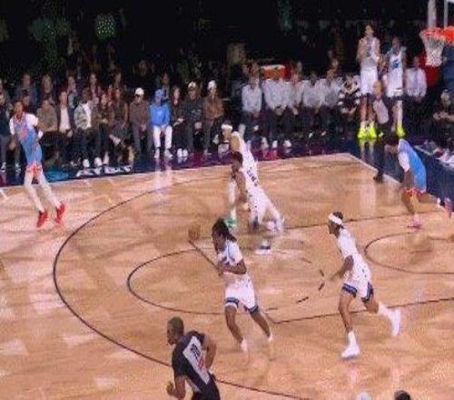 杨瀚森8分钟10分闪耀新秀赛！三分、突破样样都有