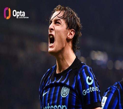 20岁231天，皮奥是国米近60年意甲对阵尤文进球第二年轻的球员