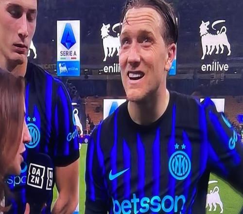 泽林斯基：高兴在情人节为国米球迷带去欢乐，进球献给我妻子