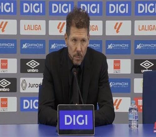 西蒙尼：不同意奥布拉克的说法，我们没有挑比赛只是踢得差