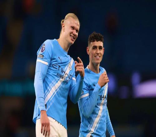 若本轮进球或助攻，福登将成为第6位参与英超百球的曼城球员