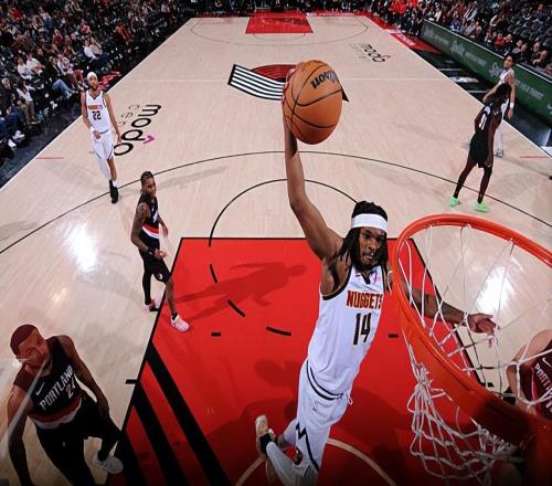 轻松打爆了开拓者内线，接下来掘金内线新星能否得到更多的机会