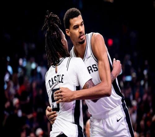 神射7记三分文班21+17+6封盖，坎宁安26中5，马刺复仇活塞夺9连胜