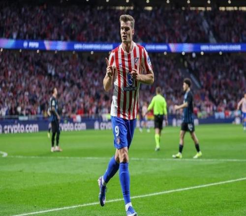 创造历史，瑟洛特成为马竞队史首位欧冠淘汰赛戴帽球员