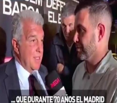 拉波尔塔回应阿韦洛亚：70年来一直是皇马掌控着裁判体系