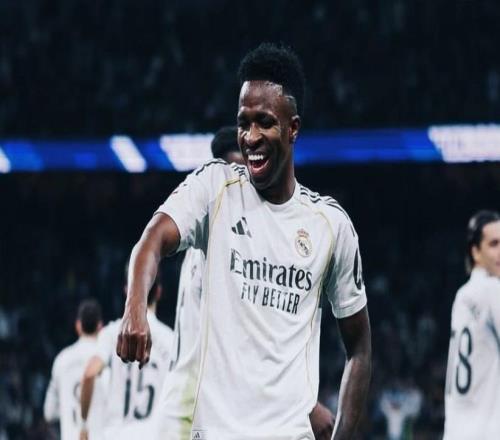 自2022年以来，维尼修斯首次连续五场比赛为皇马进球