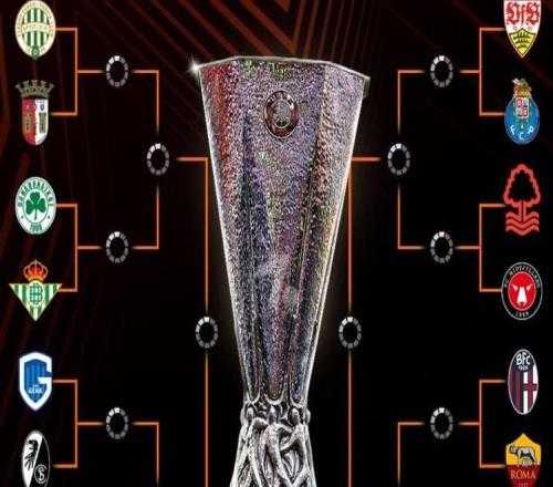 欧联死亡小半区，维拉vs里尔、罗马vs博洛尼亚仅1队能进四强