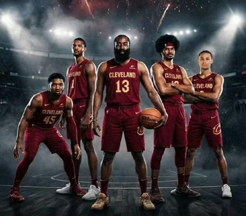 双核缺席，骑士惨遭逆转！哈登交易选对了，双塔48+21成夺冠基石