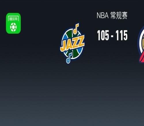 鹈鹕115105双杀爵士，萨迪克贝24分，科利尔21+7