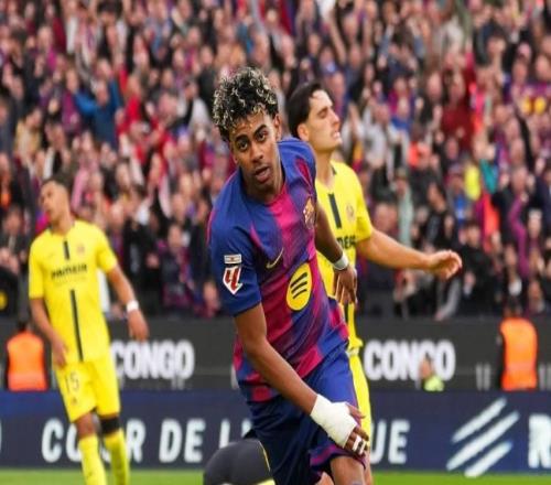 亚马尔13球暂居巴萨队内西甲射手榜首位，费兰、莱万分居二三