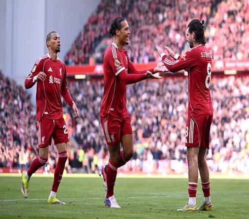 4连胜！利物浦52西汉姆联升英超第5角球连造3球埃基蒂克1射2传