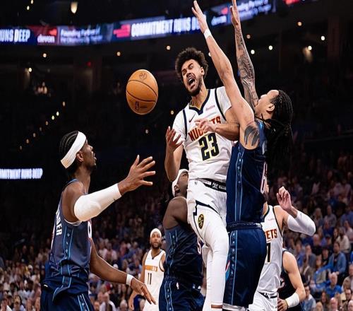 面对雷霆打出了灾难级表现，掘金锋线大将难道是打不了硬仗