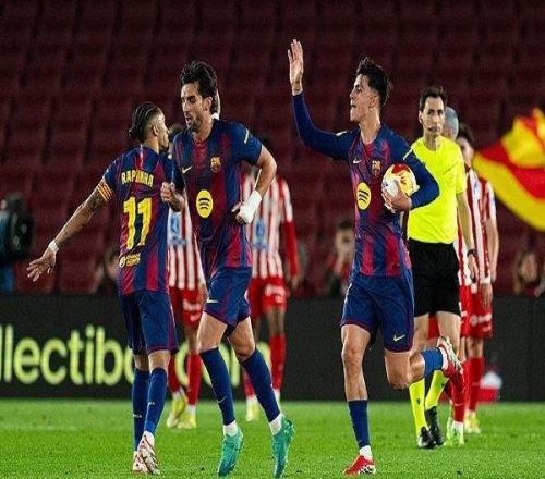 国王杯半决赛次回合巴萨30马竞，总比分34遭淘汰