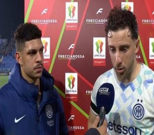 奥古斯托：劳塔罗缺阵显然有影响莱奥说德比是生死战没错