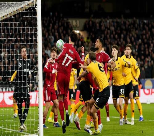 副班长劫富济贫狼队近4轮平枪手胜维拉红军，却负于水晶宫