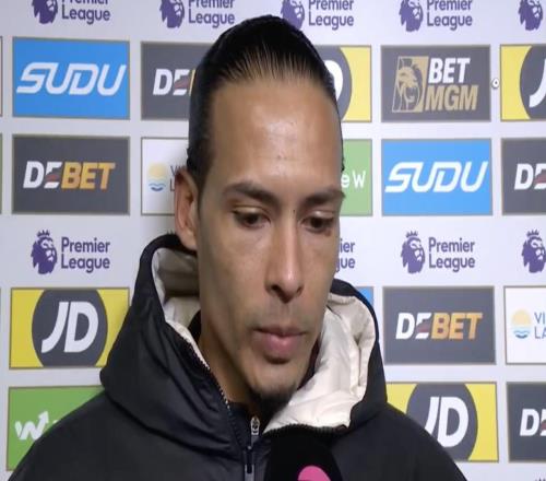 第一丢球前被推范戴克：这就是判罚的现实，我们必须接受