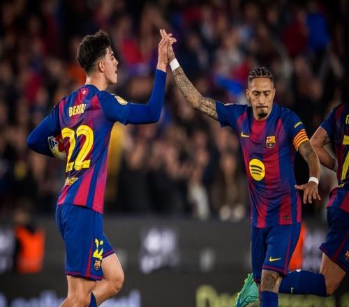 34！18岁小将双响难救主亚马尔回天乏术巴萨逆转失败无缘卫冕