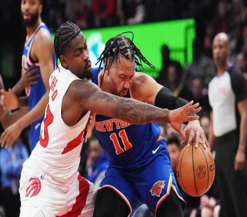 40胜东部第3队！尼克斯赛季四杀猛龙布伦森26+10莺歌31分