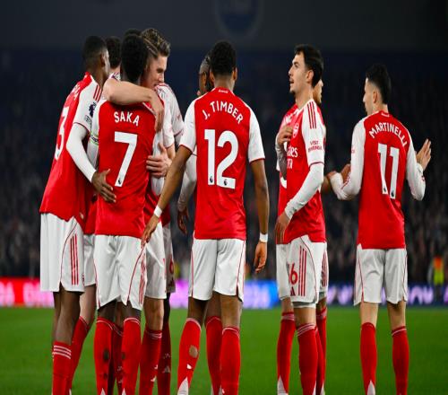 各项赛事10场不败！阿森纳10布莱顿甩开曼城7分萨卡一剑封喉