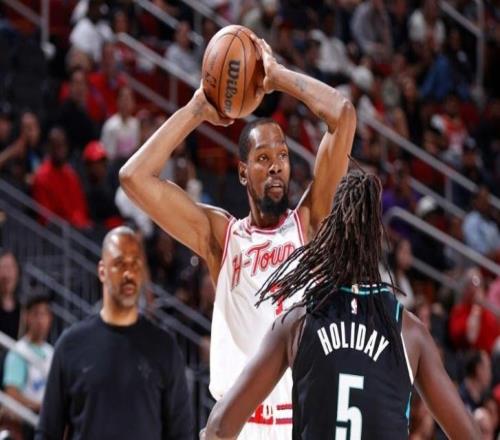 杜兰特20分8失误，火箭逆转险胜开拓者！申京28分，阿门表现回暖