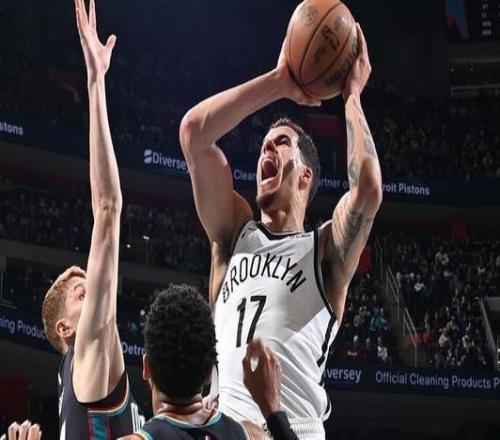 小波特30+13杜伦17+14篮网爆冷逆转活塞终结10连败