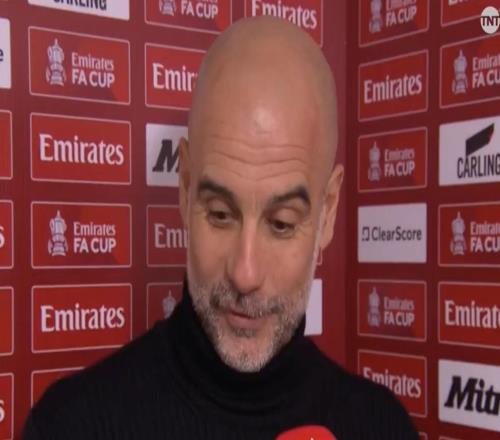 瓜帅：进第三球时我一直在说对不起，是为我们踢得好而道歉