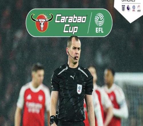 官方：彼得班克斯将执法英联杯决赛阿森纳vs曼城