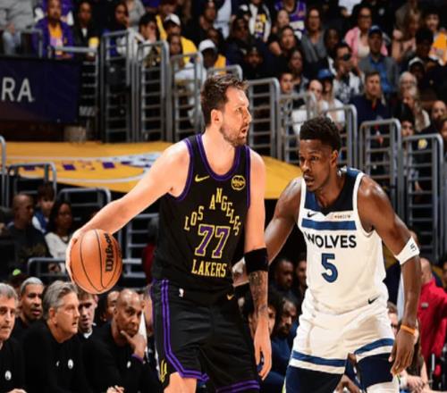 大爆冷！湖人三杀森林狼，东契奇三双，华子15中2，詹姆斯尴尬了