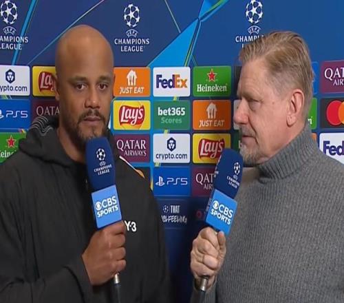 孔帕尼：球员们今天表现非常出色，最重要的是要敢于信任他们