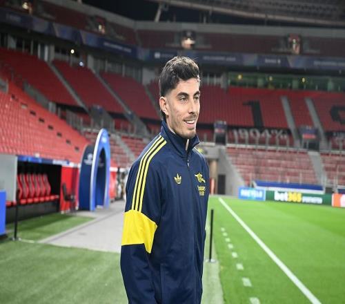 勒沃库森官方：在对阵阿森纳赛前将进行致敬哈弗茨的简短仪式