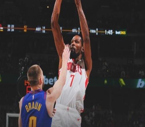 铁麻了，火箭全队三分34投仅4中&客场惨败掘金36分