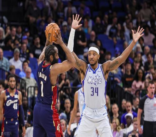 打爆魔术！哈登空砍30+6+8！贝恩35+6+6完胜米切尔，班凯罗25+8+7