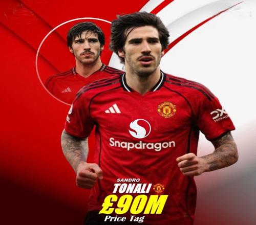 曼联证实托纳利是夏窗重要目标，愿出9000万高价！阿森纳率先放弃