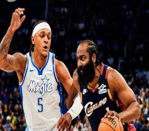 拉锯战！骑士轰114追平比分：哈登状态火热，米切尔对飙班凯罗