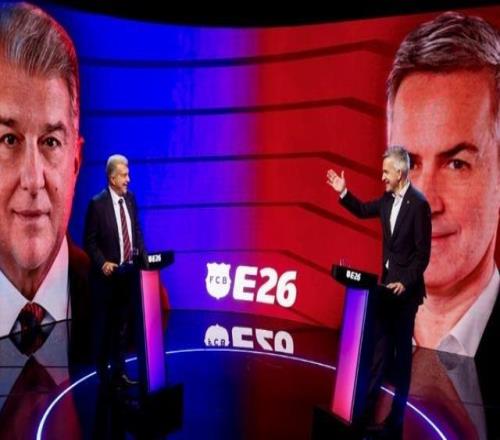 巴萨主席大选终极对线：拉波尔塔与丰特互撕，哈兰德成大饼