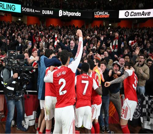 争冠悬念终结阿森纳赢球曼城掉链子，领先多达9分！