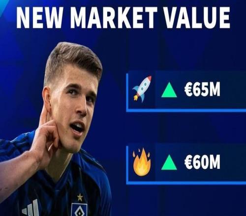 德转预热卢卡武什科维奇身价更新：最高涨至6500万欧元