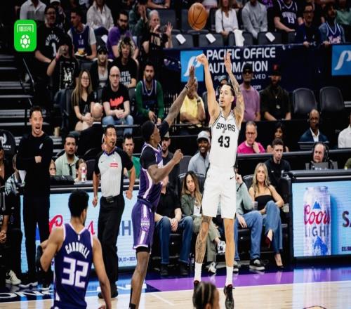 马刺132104大胜国王，文班三节打卡，雷诺空砍32分