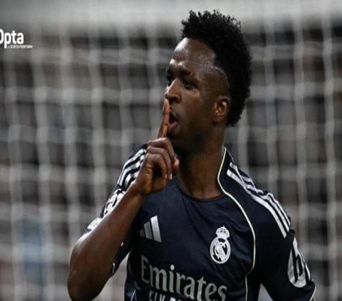 维尼修斯在阿韦洛亚麾下15场打入8球，超过阿隆索时代33场7球