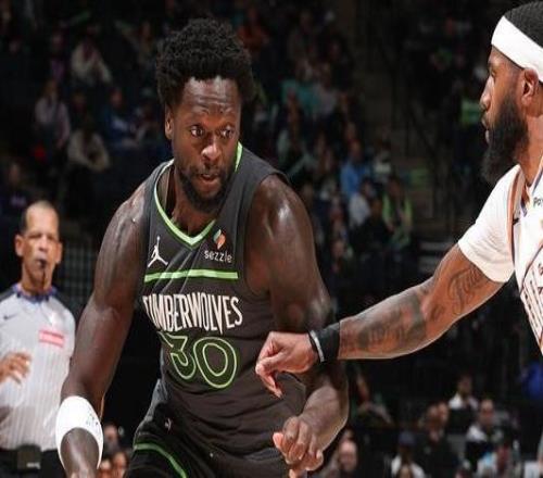 兰德尔32+7布克34+6森林狼主场力克太阳